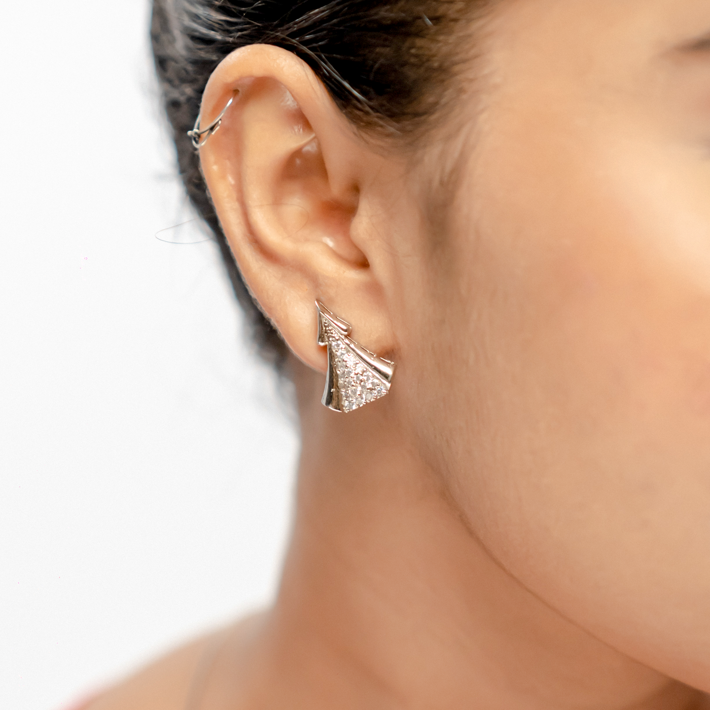 Sparkling Tree of Life 925 Sterling Silver Pendant & Earrings Set
